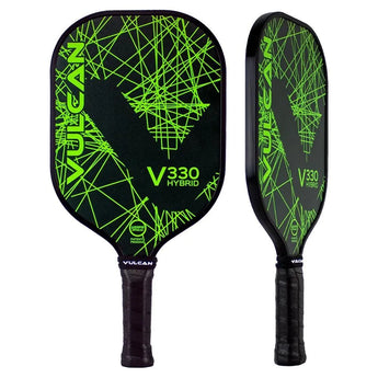V330 Hybrid Pickleball Paddle-Racquets-Vulcan-V330-lime-2-Tennis Express