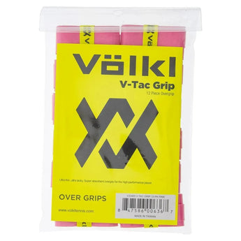 V-Tac Tennis Overgrip 12 Pack Pink-Accessories-Volkl-V33465-1-Tennis Express