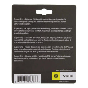 Super Grip II 3 Pack Tennis Overgrip Neon Yellow-Accessories-Volkl-V37701-back-Tennis Express