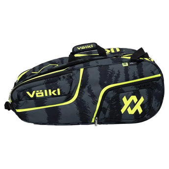 Tour Zebra Mega 12 Pack Tennis Bag Black and Neon Yellow-Bags-Volkl-V714441-_2_519e85ed-8b67-43db-8aa1-79a9874513b8-Tennis Express