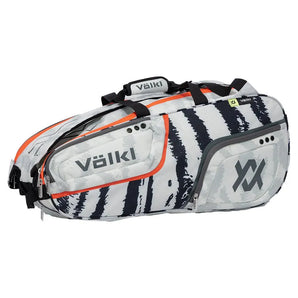 Tour Zebra 6 Pack Tennis Bag Ghost White and Black-Bags-Volkl-V74452-_1-Tennis Express