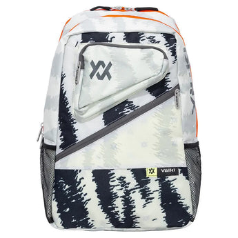 Tour Zebra Euro Tennis Backpack Black and Neon Yellow-Bags-Volkl-V74453-_1-Tennis Express