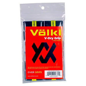 V Dry Tennis Overgrip 12 Pack-Accessories-Volkl-VDRY12PK-blk-1-Tennis Express