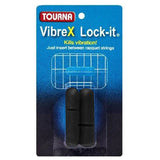 Locking Tennis Dampeners Black-Accessories-Tourna-VIB-LOK-BK-X1-Tennis Express