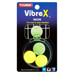 VibreX Vibration Dampeners Neon Mix-Accessories-Tourna-VIB-NX-1-Tennis Express