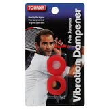 Sampras Red Vibration Tennis Dampener-Accessories-Tourna-VIB-O-R-Tennis Express
