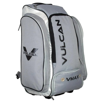 VMAX Roller Pickleball Backpack Grey and Black-Bags-Vulcan-VMAXRB-GRYBLK-1-2-[Sku]-Tennis Express