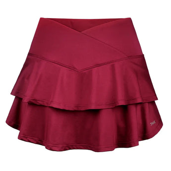 Women's Elevate Cross-Over Flounce Tennis Skort-Apparel-Duc-W2209-TEAM-Maron-610081Tennis Express