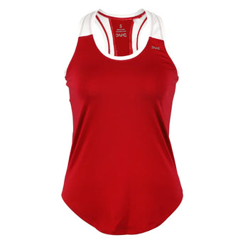 Women's Catalina Racerback Tennis Tank-Apparel-Duc-W2550-TEAM-Red-655734Tennis Express