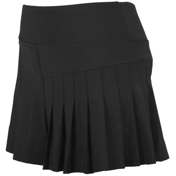 Women's Espresso Knife-Box 13 Inch Tennis Skort-Apparel-Duc-W2552-TEAM-Black1-Tennis Express