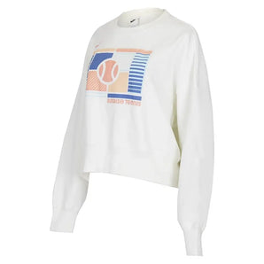Women's Phoenix Fleece Tennis Crew-Apparel-Nike-W33302MO-S25-1-[Sku]-Tennis Express