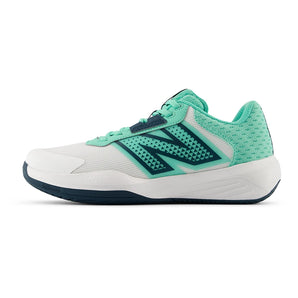 Women's 696v6 B Width Tennis Shoes White and Deep End,Footwear,New Balance,,,Tennis Express,W6963HBB_4