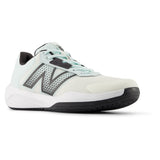 Women's 696v6 2E Width Tennis Shoes Sea Salt and Glint Blue-Footwear-New Balance-W6963VZ2E-4-Tennis Express