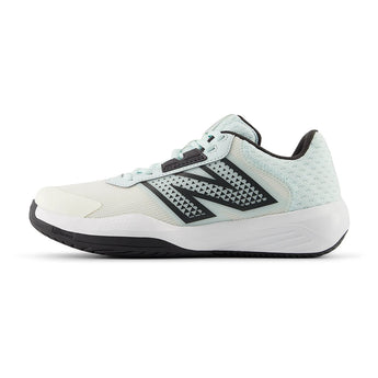 Women's 696v6 B Width Tennis Shoes Sea Salt and Glint Blue-Footwear-New Balance-W6963VZB-2-Tennis Express