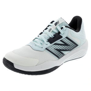 Women's 696v6 B Width Tennis Shoes Sea Salt and Glint Blue,Footwear,New Balance,Sea Salt/Glint Blue,5,Tennis Express,W6963VZBcopy