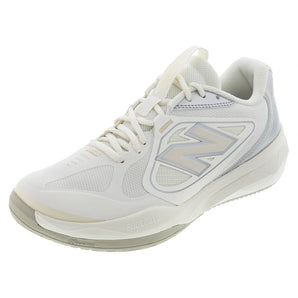 Women's FuelCell 796v5 D Width Tennis Shoes Sea Salt and Metallic Silver 877 C-Footwear-New Balance-W7967H3Dcopy-Tennis Express