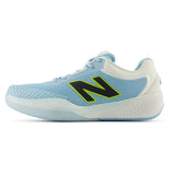 Women's FuelCell 996v6 B Width Tennis Shoes Sea Salt and Glint Blue-Footwear-New Balance-W996605B-2-Tennis Express