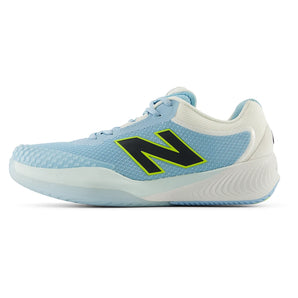 Women's FuelCell 996v6 B Width Tennis Shoes Sea Salt and Glint Blue-Footwear-New Balance-W996605B-2-Tennis Express