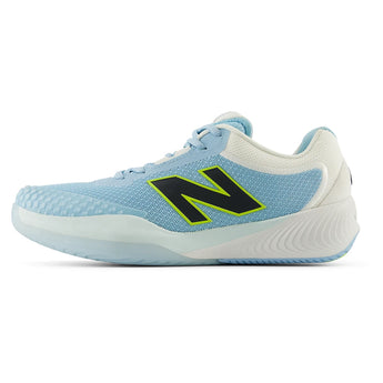 Women's FuelCell 996v6 B Width Tennis Shoes Sea Salt and Glint Blue-Footwear-New Balance-W996605B-2-Tennis Express