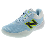 Women's FuelCell 996v6 D Width Tennis Shoes Sea Salt and Glint Blue-Footwear-New Balance-W996605Dcopy-Tennis Express