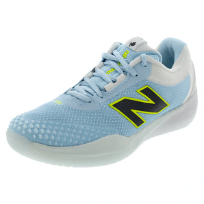 Women's FuelCell 996v6 D Width Tennis Shoes Sea Salt and Glint Blue-Footwear-New Balance-W996605Dcopy-Tennis Express