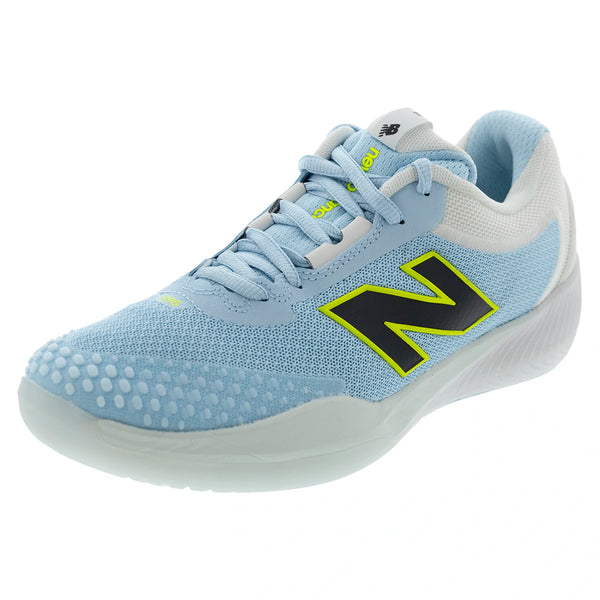 Women's FuelCell 996v6 D Width Tennis Shoes Sea Salt and Glint Blue-Footwear-New Balance-W996605Dcopy-Tennis Express