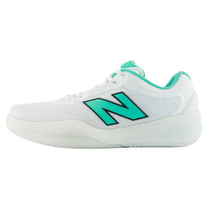 Women's FuelCell 996v6 D Width Tennis Shoes NB 103 White and Deep End,Footwear,New Balance,,,Tennis Express,W9967NY-1
