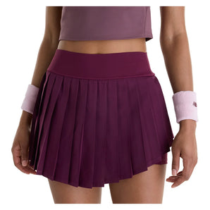 Women's NYC Tournament Tennis Skort Mulled Wine, New Balance, Mulled Wine, Tennis Express, WB62W1J3-MUWF26-MULLED-WINE-1