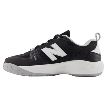 Women's Fresh Foam X 1007 D Width Tennis Shoes Black-Footwear-New Balance-WC1007BKD-F23-2-Tennis Express