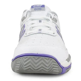 Women's WC806 B Width Tennis Shoes White-Footwear-New Balance-WC806W2A-U13-11-Tennis Express