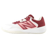 Women's 696v6 D Width Tennis Shoes White and Monarch Burgundy,Footwear,New Balance,,,Tennis Express,WCH696M6-1
