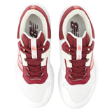 Women's 696v6 D Width Tennis Shoes White and Monarch Burgundy,Footwear,New Balance,,,Tennis Express,WCH696M6-3