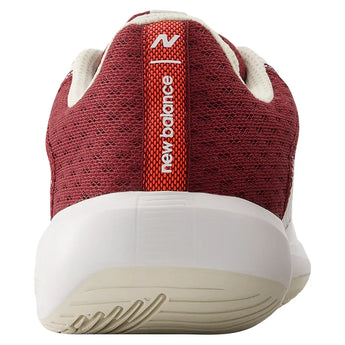 Women's 696v6 D Width Tennis Shoes White and Monarch Burgundy,Footwear,New Balance,,,Tennis Express,WCH696M6-4