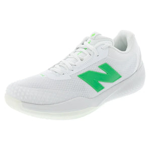 Women's FuelCell 996v6 B Width Tennis Shoes White and Green Apple,Footwear,New Balance,,,Tennis Express,WCH996G6B-U25copy