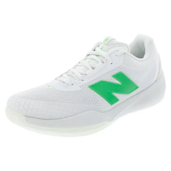 Women's FuelCell 996v6 B Width Tennis Shoes White and Green Apple-Footwear-New Balance-WCH996G6B-U25copy-Tennis Express
