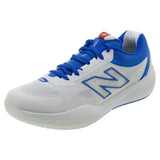Women's FuelCell 996v6 B Width Pickleball Shoes White and Navy,Footwear,New Balance,5.5,,Tennis Express,WCH996PIB-F2401-X