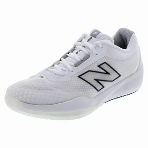 Women's FuelCell 996v6 B Width Tennis Shoes White and Black,Footwear,New Balance,White,5,Tennis Express,WCH996W6B-Bcopy_71b6ae41-9516-4b5e-bbc4-fdd27092ae1e