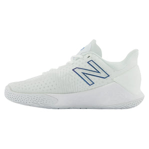 Women's Fresh Foam Lav V2 D Width Tennis Shoes White and Laser Blue,Footwear,New Balance,,,Tennis Express,WCHLAVL2D-B-1