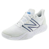 Women's Fresh Foam Lav V2 D Width Tennis Shoes White and Laser Blue,Footwear,New Balance,White,5,Tennis Express,WCHLAVL2D-Bcopy