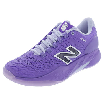 Women's Fresh Foam X CT-Rally v2 B Width Tennis Shoes Electric Indigo and Daybreak