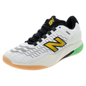 Women's Fresh Foam X CT-Rally v2 B Width Tennis Shoes White and Black,Footwear,New Balance,5,White,Tennis Express,WCHRALL2B-F25