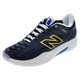 Women's Fresh Foam X CT-Rally v2 B Width Tennis Shoes Black and Apollo Gold,Footwear,New Balance,5,Black/Apollo Gold,Tennis Express,WCHRALP2B-H25copy