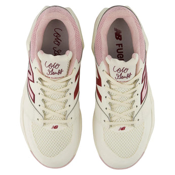 Women's Coco Delray B Width Tennis Shoes Pink Chalk and Angora, New Balance, Tennis Express, WCOD37SB-F26-3