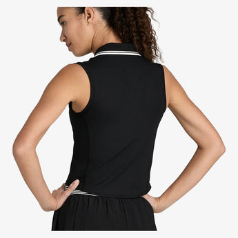 Women's Rib Sleeveless Tennis Polo,Apparel,Wilson,,,Tennis Express,WE00031-B2webp