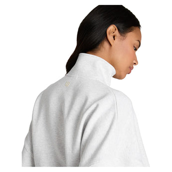 Women's Full Zip Tennis Sweatshirt Cloud Heather-Apparel-Wilson-, [current_file_name-Tennis Express