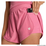 Women's Layered Tennis Sport Short Chateau Rose,Apparel,Wilson,,,Tennis Express,WE00110P051001-F26-7
