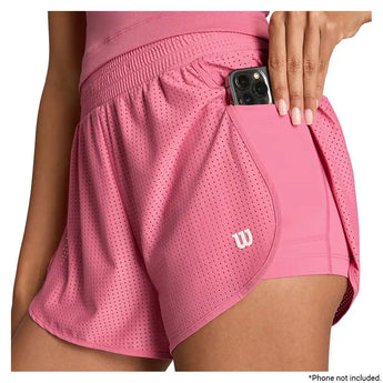 Women's Layered Tennis Sport Short Chateau Rose,Apparel,Wilson,,,Tennis Express,WE00110P051001-F26-7