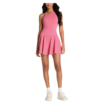 Women's On the Daily Perforated Tennis Dress Chateau Rose, Wilson, Tennis Express, WE00194P051001-F26-2