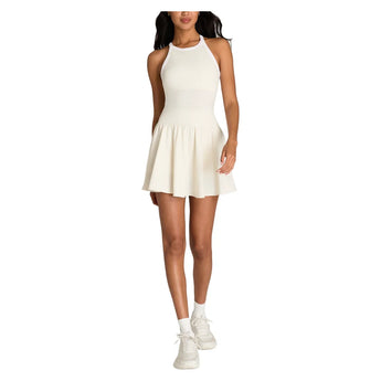 Women's On the Daily Perforated Tennis Dress Sandrift, Wilson, Tennis Express, WE00194W002001-F26-2