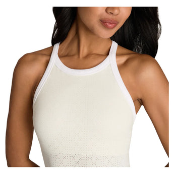 Women's On the Daily Perforated Tennis Dress Sandrift, Wilson, Tennis Express, WE00194W002001-F26-4